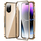 Magnetic Double-buckle HD Tempered Glass Phone Case, For iPhone 16 Plus, For iPhone 16, For iPhone 15 Pro Max, For iPhone 15 Pro