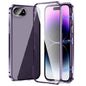 Magnetic Double-buckle HD Tempered Glass Phone Case, For iPhone 17e / 16e, For iPhone 17, For iPhone 16 Pro Max, For iPhone 16 Pro
