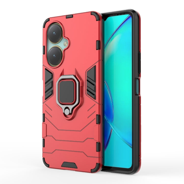 Shockproof PC + TPU Holder Phone Case, For vivo T3X 5G, For vivo iQOO Z9 Turbo 5G, For vivo Y03 4G Global, For vivo iQOO Neo9 Pro / Neo9, For vivo Y200e / Y100 IDN, For vivo S18E 5G, For vivo S18 5G, For vivo Y27 4G/Y35+