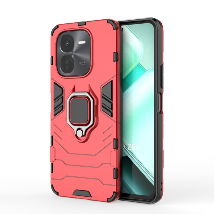 Shockproof PC + TPU Holder Phone Case