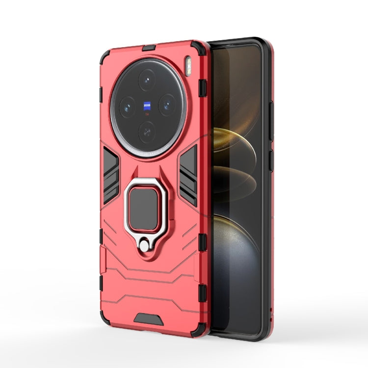 Shockproof PC + TPU Holder Phone Case