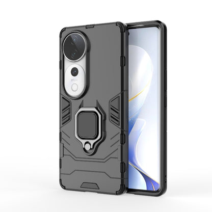 Shockproof PC + TPU Holder Phone Case