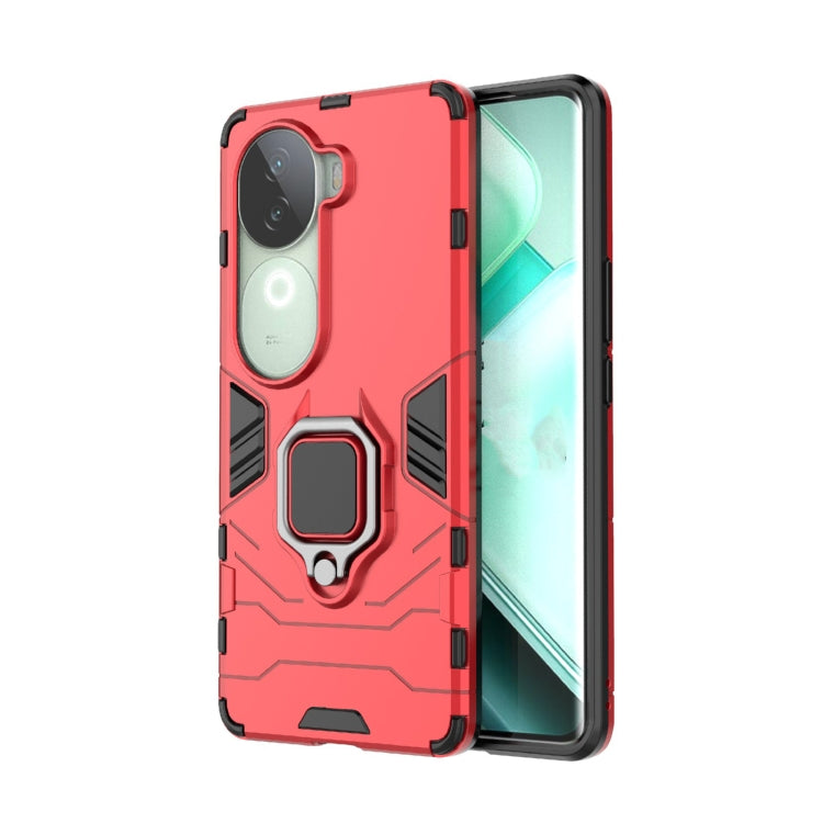 Shockproof PC + TPU Holder Phone Case