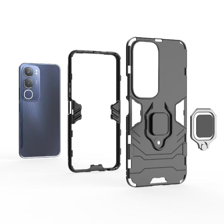 Shockproof PC + TPU Holder Phone Case