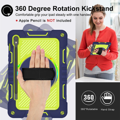 360 Degree Rotation PC Contrast Silicone Tablet Case