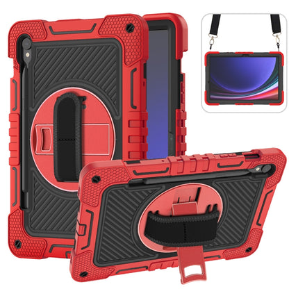 360 Degree Rotation PC Contrast Silicone Tablet Case