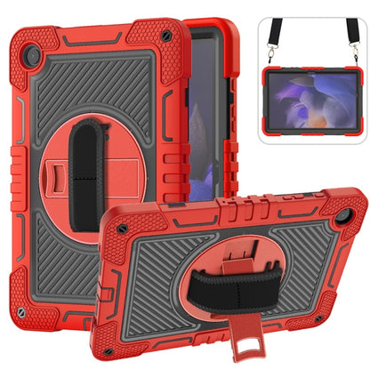 360 Degree Rotation PC Contrast Silicone Tablet Case