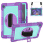 360 Degree Rotation PC Contrast Silicone Tablet Case