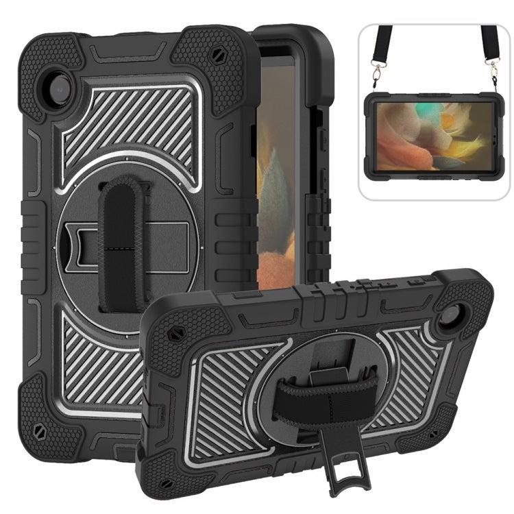 360 Degree Rotation PC Contrast Silicone Tablet Case