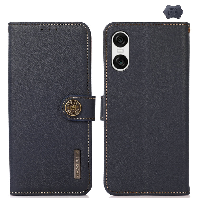 KHAZNEH Custer Genuine Leather RFID Phone Case