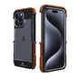 R-JUST Ironwood Generation Metal + Wood Phone Case