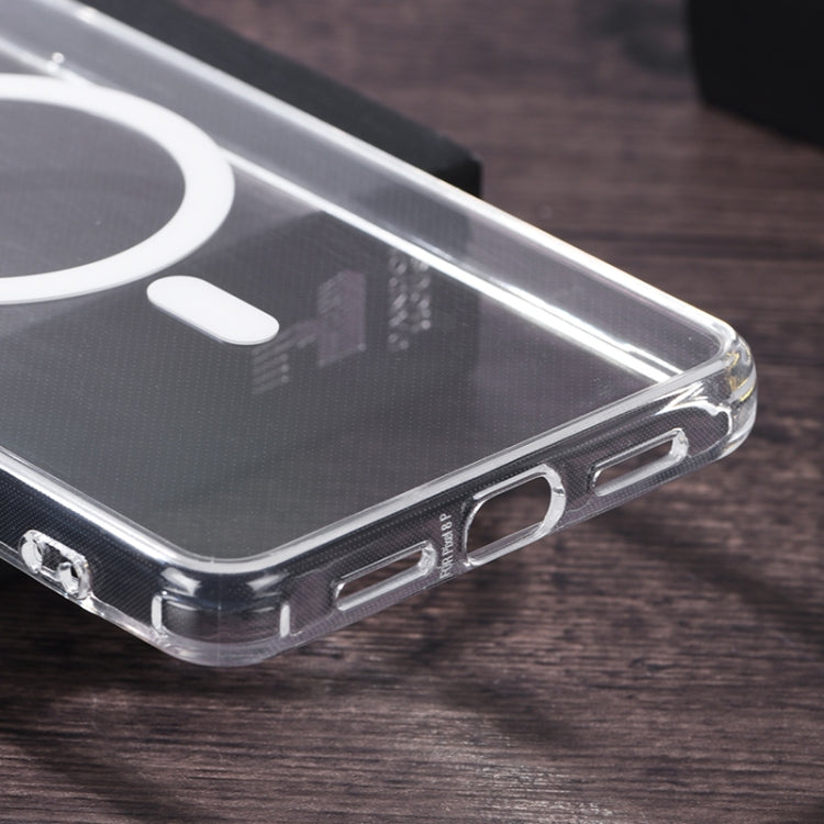 Transparent MagSafe Magnetic PC + TPU Phone Case