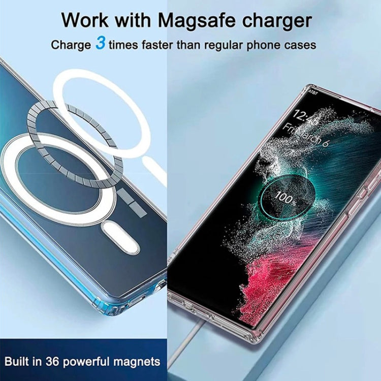 Transparent MagSafe Magnetic PC + TPU Phone Case