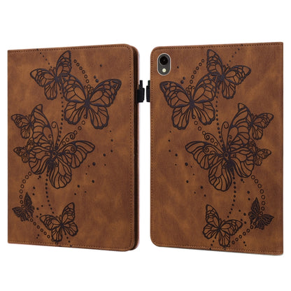 Embossed Butterfly Pattern Horizontal Flip Leather Tablet Case