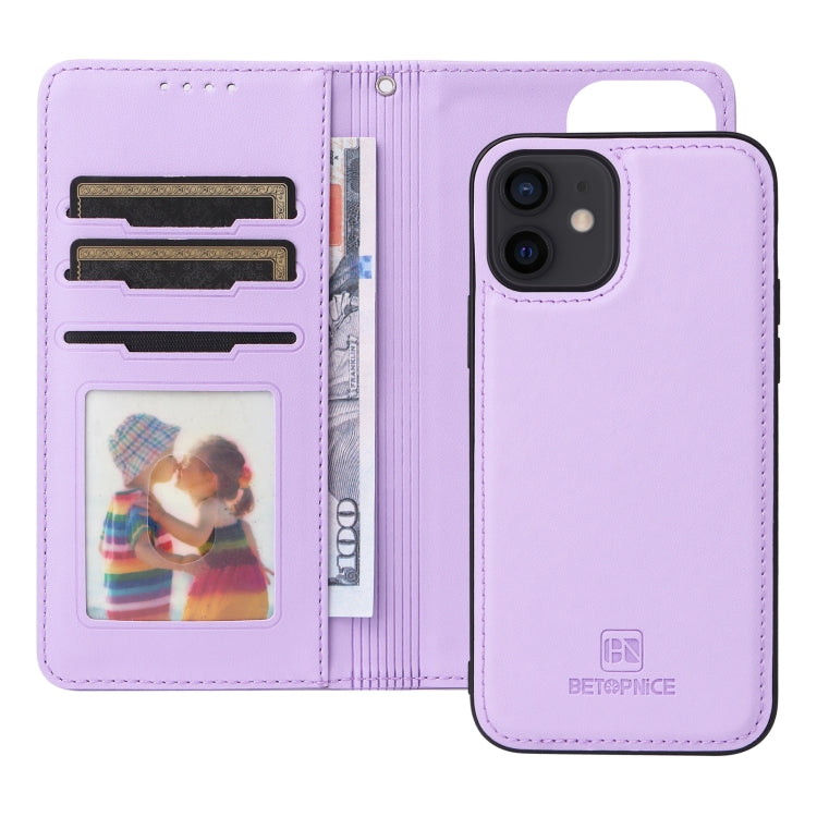 BETOPNICE BN-005 2 in 1 Detachable Imitate Genuine Leather Phone Case, For iPhone 12 Pro / 12, For iPhone 12 Pro Max, For iPhone 12 mini, For iPhone 11 Pro Max