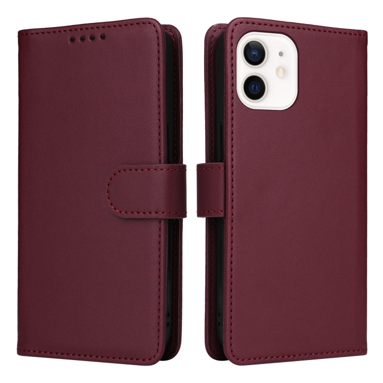 BETOPNICE BN-005 2 in 1 Detachable Imitate Genuine Leather Phone Case, For iPhone 12 Pro / 12, For iPhone 12 Pro Max, For iPhone 12 mini, For iPhone 11 Pro Max