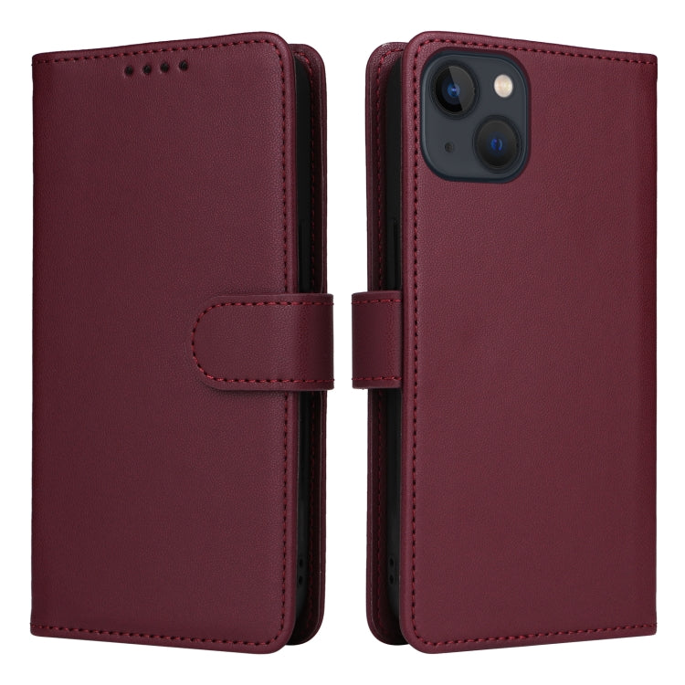 BETOPNICE BN-005 2 in 1 Detachable Imitate Genuine Leather Phone Case, For iPhone 15, For iPhone 14 Plus, For iPhone 13 / 14, For iPhone 14 Pro