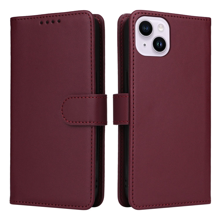 BETOPNICE BN-005 2 in 1 Detachable Imitate Genuine Leather Phone Case, For iPhone 15, For iPhone 14 Plus, For iPhone 13 / 14, For iPhone 14 Pro