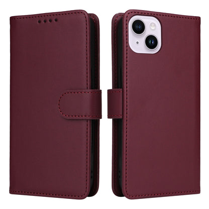 BETOPNICE BN-005 2 in 1 Detachable Imitate Genuine Leather Phone Case, For iPhone 15, For iPhone 14 Plus, For iPhone 13 / 14, For iPhone 14 Pro