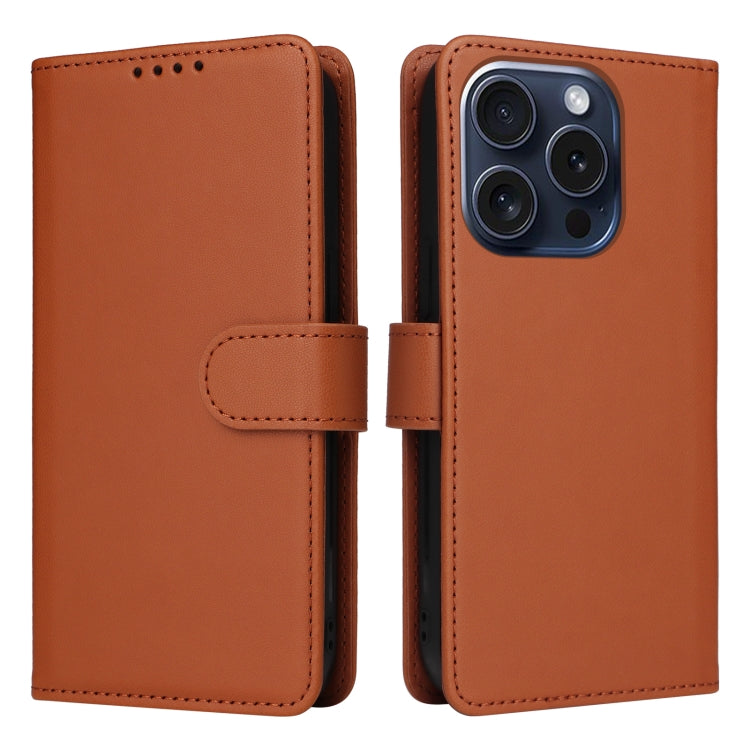 BETOPNICE BN-005 2 in 1 Detachable Imitate Genuine Leather Phone Case, For iPhone 16, For iPhone 15 Pro Max, For iPhone 15 Pro, For iPhone 15 Plus