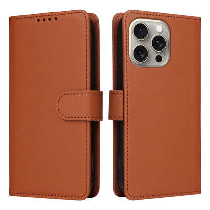 BETOPNICE BN-005 2 in 1 Detachable Imitate Genuine Leather Phone Case, For iPhone 16, For iPhone 15 Pro Max, For iPhone 15 Pro, For iPhone 15 Plus
