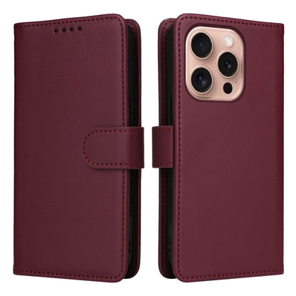 BETOPNICE BN-005 2 in 1 Detachable Imitate Genuine Leather Phone Case, For iPhone Air, For iPhone 16 Pro Max, For iPhone 16 Pro, For iPhone 16 Plus