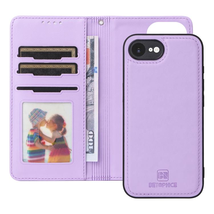 BETOPNICE BN-005 2 in 1 Detachable Imitate Genuine Leather Phone Case, For iPhone 16e / 17e, For iPhone 17 Pro Max, For iPhone 17 Pro, For iPhone 17