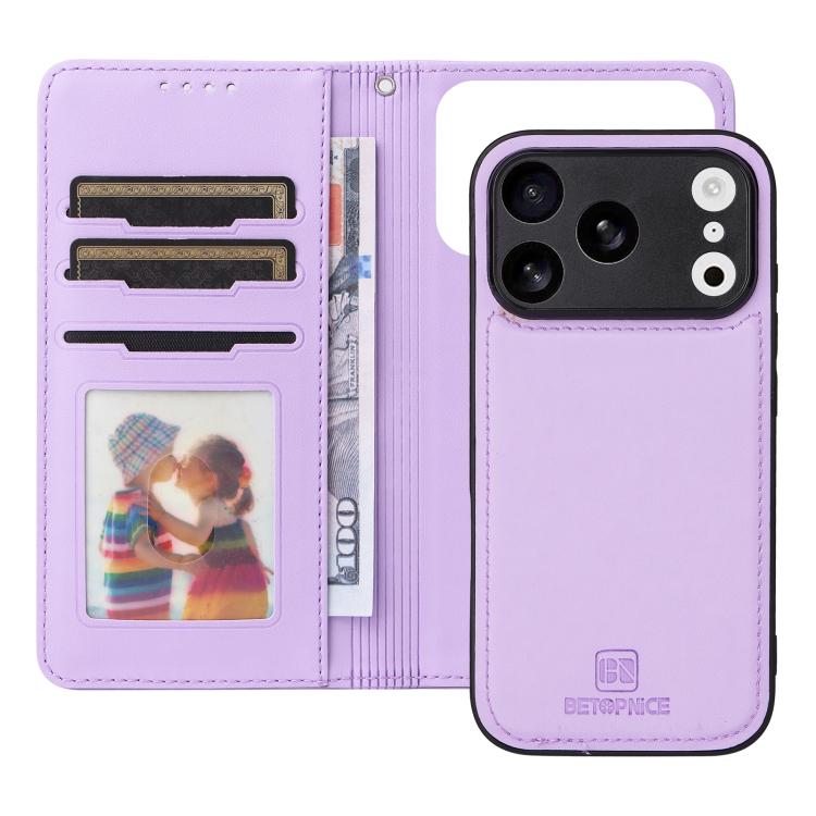 BETOPNICE BN-005 2 in 1 Detachable Imitate Genuine Leather Phone Case, For iPhone 18 Pro / 17 Pro, For iPhone 18 Pro Max / 17 Pro Max, For iPhone 16e / 17e, For iPhone 17