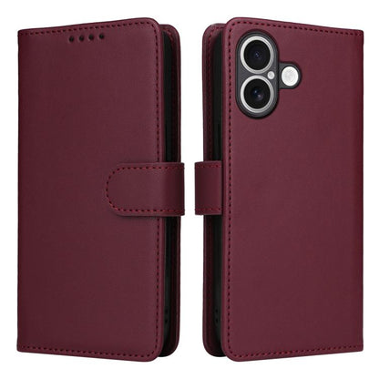 BETOPNICE BN-005 2 in 1 Detachable Imitate Genuine Leather Phone Case, For iPhone 16e / 17e, For iPhone 17 Pro Max, For iPhone 17 Pro, For iPhone 17