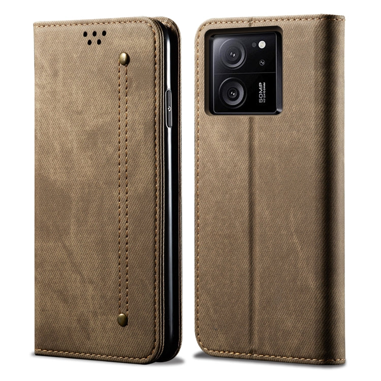 Denim Texture Casual Style Horizontal Flip Leather Case, For Xiaomi Redmi 13C / Poco C65, For Xiaomi Redmi Note 13, For Xiaomi Redmi Note 13 Pro, For Xiaomi Redmi K60 Ultra / 13T, For Xiaomi Redmi K70/K70 Pro