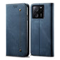 Denim Texture Casual Style Horizontal Flip Leather Case