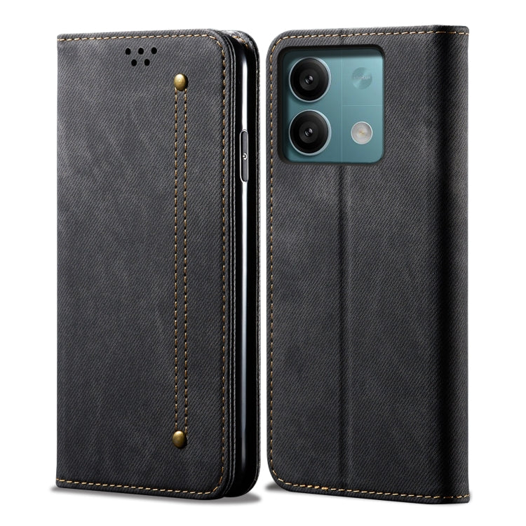 Denim Texture Casual Style Horizontal Flip Leather Case, For Xiaomi Redmi 13C / Poco C65, For Xiaomi Redmi Note 13, For Xiaomi Redmi Note 13 Pro, For Xiaomi Redmi K60 Ultra / 13T, For Xiaomi Redmi K70/K70 Pro