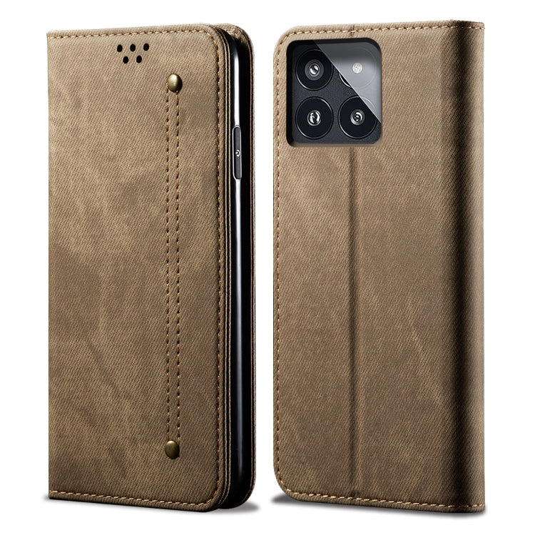 Denim Texture Casual Style Horizontal Flip Leather Case, For Xiaomi Redmi 13C / Poco C65, For Xiaomi Redmi Note 13, For Xiaomi Redmi Note 13 Pro, For Xiaomi Redmi K60 Ultra / 13T, For Xiaomi Redmi K70/K70 Pro