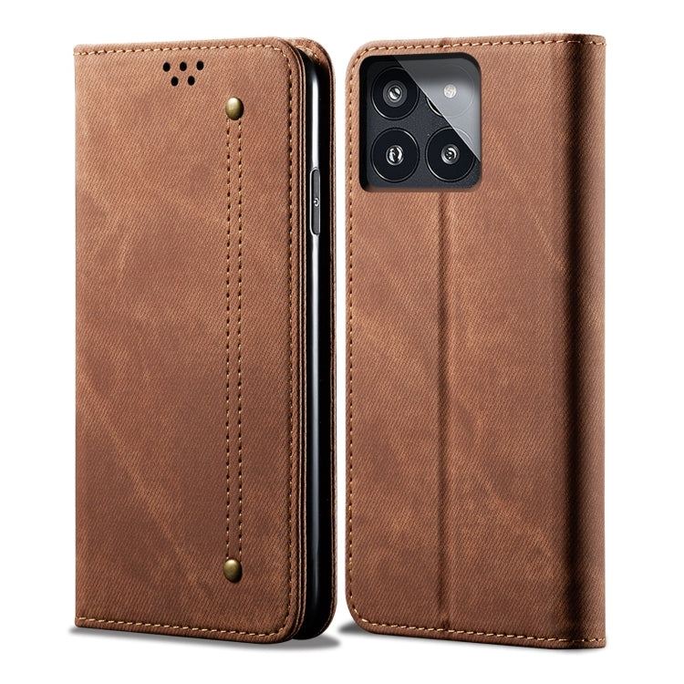 Denim Texture Casual Style Horizontal Flip Leather Case, For Xiaomi Redmi 13C / Poco C65, For Xiaomi Redmi Note 13, For Xiaomi Redmi Note 13 Pro, For Xiaomi Redmi K60 Ultra / 13T, For Xiaomi Redmi K70/K70 Pro