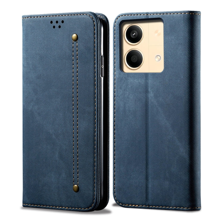 Denim Texture Casual Style Horizontal Flip Leather Case, Series 2