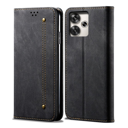 Denim Texture Casual Style Horizontal Flip Leather Case, For Xiaomi Redmi 13 4G Global, For Xiaomi Redmi Turbo 3, For Xiaomi Redmi Note 13 4G Global, For Xiaomi Redmi 13C 5G Global, For Xiaomi Redmi K70E, For Xiaomi Redmi Note 13R Pro