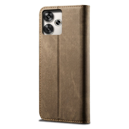 Denim Texture Casual Style Horizontal Flip Leather Case, For Xiaomi Redmi 13 4G Global, For Xiaomi Redmi Turbo 3, For Xiaomi Redmi Note 13 4G Global, For Xiaomi Redmi 13C 5G Global, For Xiaomi Redmi K70E, For Xiaomi Redmi Note 13R Pro