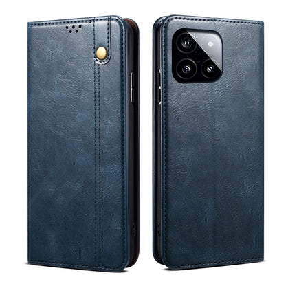 Oil Wax Crazy Horse Texture Leather Phone Case