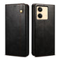Oil Wax Crazy Horse Texture Leather Phone Case
