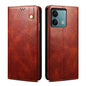 Oil Wax Crazy Horse Texture Leather Phone Case