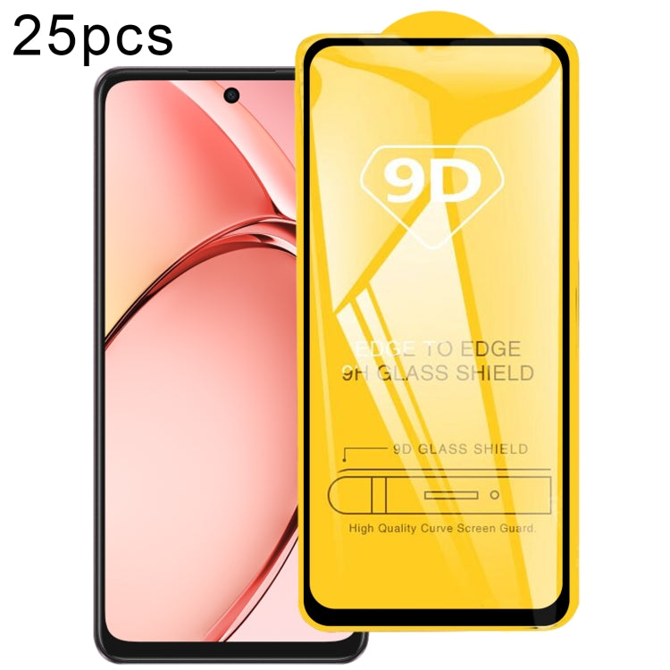 25pcs 9D Full Glue Screen Tempered Glass Film