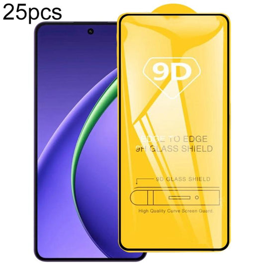 25pcs 9D Full Glue Screen Tempered Glass Film