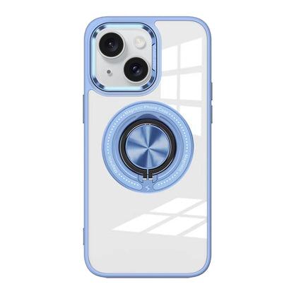 Magnetic Rotating Ring Holder Acrylic Phone Case, For iPhone 15 Pro Max, For iPhone 15 Pro, For iPhone 15 Plus, For iPhone 15