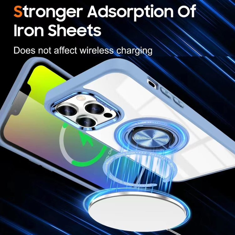 Magnetic Rotating Ring Holder Acrylic Phone Case, For iPhone 15 Pro Max, For iPhone 15 Pro, For iPhone 15 Plus, For iPhone 15