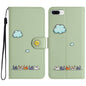 Cartoon Cats Leather Phone Case, For iPhone XS Max, For iPhone 8 Plus / 7 Plus