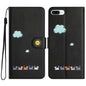 Cartoon Cats Leather Phone Case, For iPhone XS Max, For iPhone 8 Plus / 7 Plus
