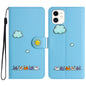 Cartoon Cats Leather Phone Case, For iPhone 11, For iPhone 11 Pro, For iPhone XS / X, For iPhone XR