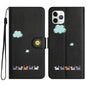 Cartoon Cats Leather Phone Case, For iPhone 13 mini, For iPhone 12 / 12 Pro, For iPhone 12 Pro Max, For iPhone 11 Pro Max