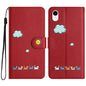 Cartoon Cats Leather Phone Case, For iPhone 11, For iPhone 11 Pro, For iPhone XS / X, For iPhone XR