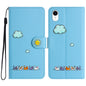 Cartoon Cats Leather Phone Case, For iPhone 11, For iPhone 11 Pro, For iPhone XS / X, For iPhone XR